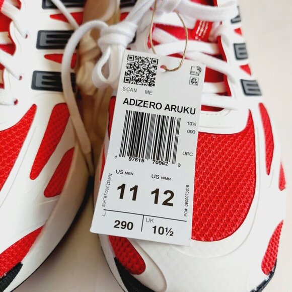 adidas Adizero Aruku Mens Size 11 Casual Sneakers Shoes Cloud White Pure Ruby main image 7